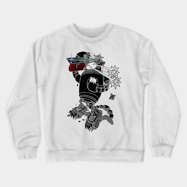 Citycrusher - NO TANKERS on our coast - Crewneck Sweatshirt by Adew